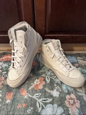 Adidas Znsored High-Top Leather Sneakers